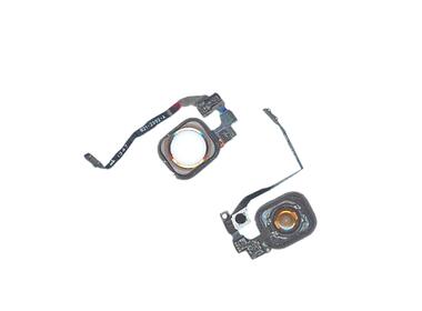 Кнопка HOME в сборе с механизмом и шлейфом для iPhone 5S золотая