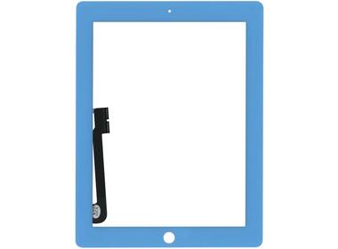 Тачскрин (Сенсорное стекло) для планшета Apple iPad 3 A1416, A1430, A1403, A1458, A1459, A1460 голубой