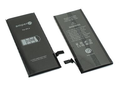 Аккумуляторная батарея Amperin для Apple iPhone 6 3.82V Black 2200mAh 8.4Wh