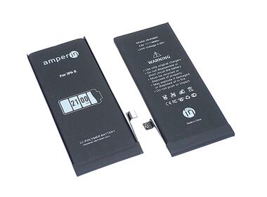 Аккумуляторная батарея для смартфона Amperin Apple GB/T18287-2014 iPhone 8 Li-ion Polymer 3.8V Black 2100mAh 7.98Wh