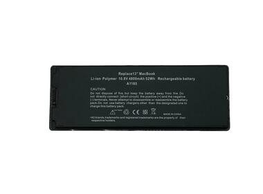 Аккумуляторная батарея для ноутбука Apple A1185 MacBook 13" A1181 (2006) 10.8V Black 4800mAh OEM