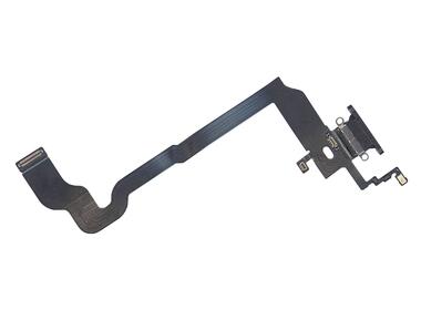 Шлейф разъема питания для смартфона Apple iPhone X черный