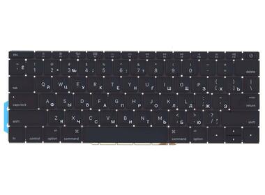 Клавиатура для ноутбука Apple MacBook (A1708), Black, (No Frame), RU (плоский энтер) - фото 2