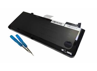 Аккумуляторная батарея для ноутбука Apple A1322 MacBook Pro 13&quot; MC374 (2010) 10.95V Black 5800mAh OEM - фото 2
