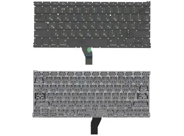 Клавиатура для ноутбука Apple MacBook Air 2010+ (A1369) Black, (No Frame), RU (плоский энтер)