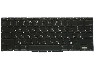 Клавиатура для ноутбука Apple MacBook Air 2010+ A1370 (2010, 2011 года), A1465 (2012, 2013, 2014, 2015 года) Black, (No Frame), RU (горизонтальный энтер) - фото 2