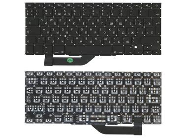 Клавиатура для ноутбука Apple MacBook Pro 15&quot; A1398 (2012, 2013, 2014, 2015 года) с подсветкой (Light) Black, (No Frame), RU (вертикальный энтер)