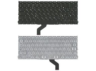 Клавиатура для ноутбука Apple MacBook Pro (A1425) с подсветкой (Light) Black, (No Frame), RU (вертикальный энтер)