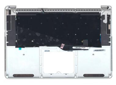 Клавиатура для ноутбука Apple MacBook Pro (A1398) Black, (Silver TopCase), RU (горизонтальный энтер) - фото 3