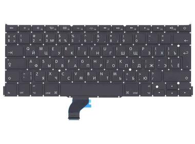 Клавиатура для ноутбука Apple MacBook Pro 13&quot; Retina A1502 (2013, 2014, 2015 года) с подсветкой (Light) Black, (No Frame), RU (вертикальный энтер) - фото 2