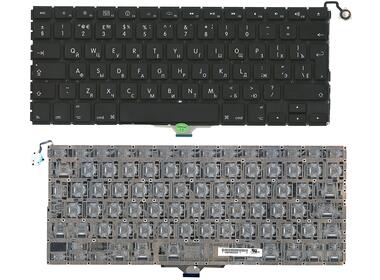 Клавиатура для ноутбука Apple MacBook Air A1304, A1237 с подсветкой (Light) Black, (No Frame), RU (горизонтальный энтер)