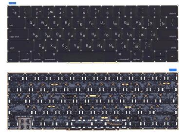 Клавиатура для ноутбука Apple MacBook Pro Retina 13&quot; A1989, (No Frame), RU (плоский Enter)