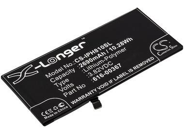 Аккумуляторная батарея для Apple CS-IPH810SL iPhone 8 Plus 3.82V Black 2690mAh 10.28Wh