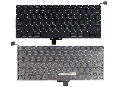 Клавиатура для ноутбука Apple MacBook Pro (A1278) Black, (No Frame), RU (горизонтальный энтер)