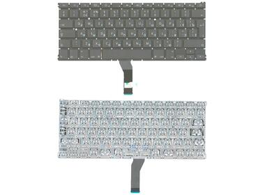Клавиатура для ноутбука Apple MacBook Air 2010+ (A1369) Black, (No Frame), RU (вертикальный энтер)