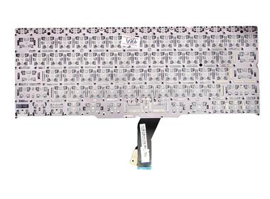 Клавиатура для ноутбука Apple MacBook Air 2011+ A1370 (2010, 2011 года), A1465 (2012, 2013, 2014, 2015 года) с подсветкой (Light) Black, (No Frame), RU (горизонтальный энтер) - фото 3