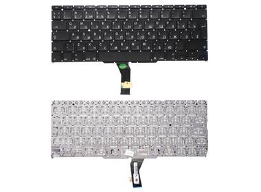 Клавиатура для ноутбука Apple MacBook Air 2011+ A1370 (2010, 2011 года), A1465 (2012, 2013, 2014, 2015 года) с подсветкой (Light) Black, (Original), (No Frame), RU (вертикальный энтер)