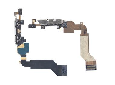 Шлейф разъема питания для смартфона Apple iPhone 4S белый