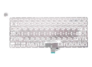 Клавиатура для ноутбука Apple MacBook (A1342) White (горизонтальный энтер), RU - фото 3