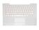 Клавиатура для ноутбука Apple MacBook (A1181) White, (White TopCase), RU - фото 2, миниатюра