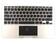 Клавиатура для ноутбука Apple MacBook Air (A1370) 2010+ Black, (Silver TopCase), RU (горизонтальный энтер)
