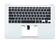 Клавиатура для ноутбука Apple MacBook Air 2013+ (A1466) Black с топ панелью, RU (горизонтальный энтер) - фото 2, миниатюра