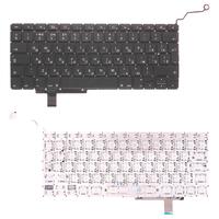 Купить Клавиатура для ноутбука Apple MacBook Pro (A1297) Black, (No Frame), RU (горизонтальный энтер)