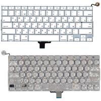 Купить Клавиатура для ноутбука Apple A1342 2009/2010 White, (No Frame) (плоский Enter) RU